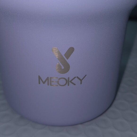Meoky 32 oz Tumbler - Pure Purple - with 2 Handles - NEW - Picture 6 of 7